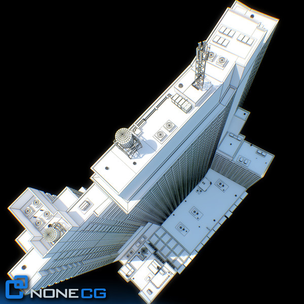 3d sheraton 7th avenue building - NYC Building Sheraton 7th Avenue... by NONECG